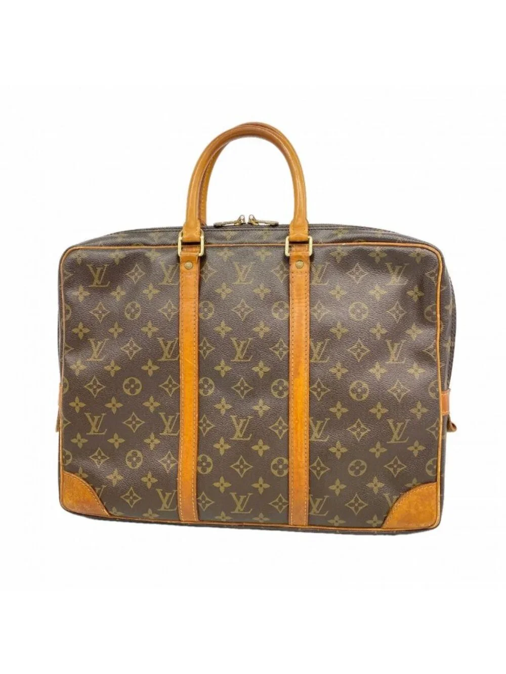 Louis Vuitton Business Bag Monogram Porte Documents Voyage Brown